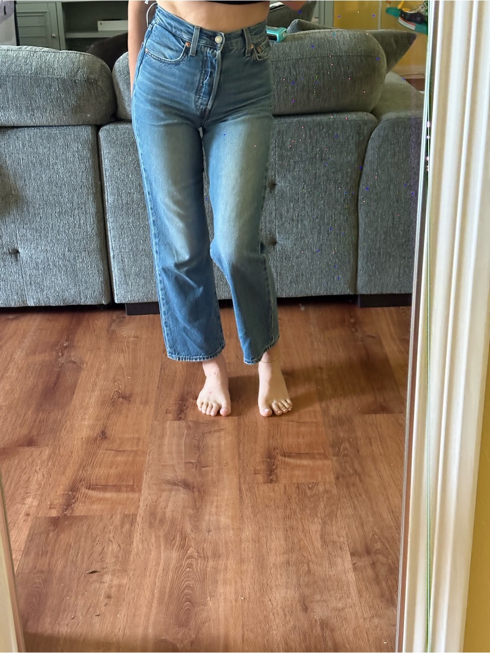 Levi’s Premium Ribcage Straight Ankle